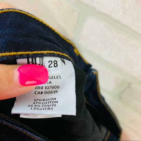 Hudson Gwen Wide Leg Flare Jeans Size 28 - Picture 10 of 11